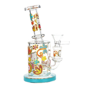 Salutations Hello Kitty Glass Water Pipe | 6.25" | 14mm F