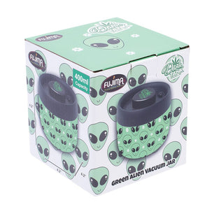 Fujima Dank Tank Vacuum Glass Jar - 4.2" / Green Alien