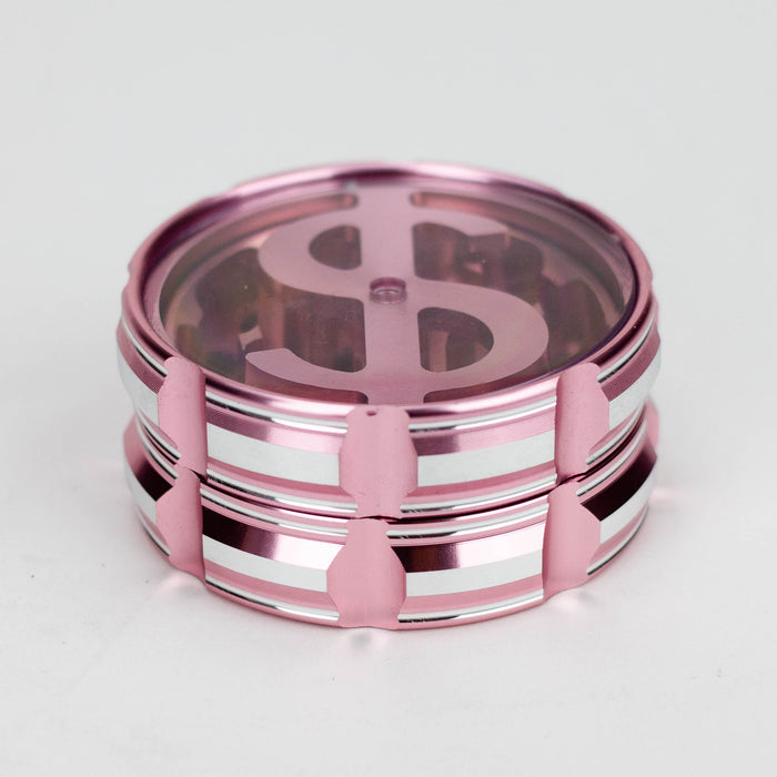 Z2.5" aluminum grinder 4 layers with Dollar design [GA10]