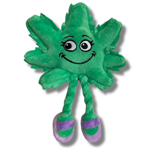 Lil' Mary Jane the Marijuana Leaf - Plush Catnip Cat Toy - 6