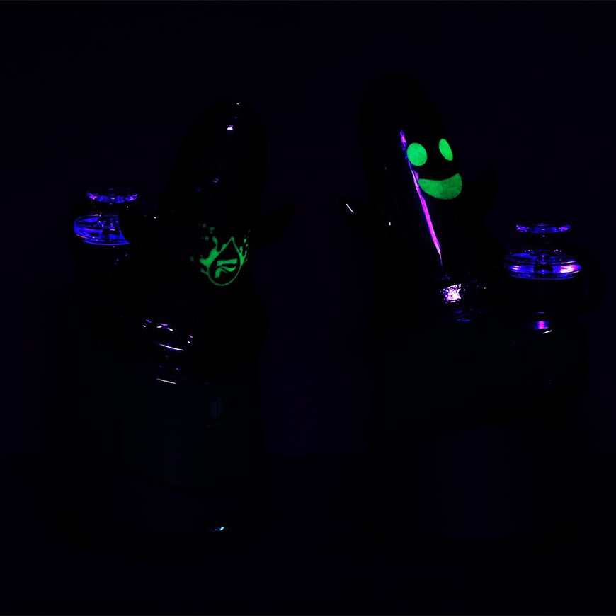 Pulsar Ghostly Glow Bubbler Attachment for Puffco Peak/Pro - 3.5"