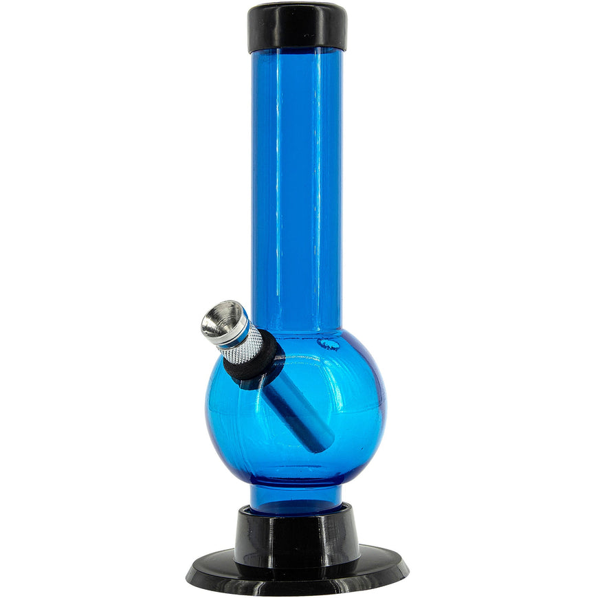 JM Enterprises 6" Acrylic Bubble Bong - Multiple Colors