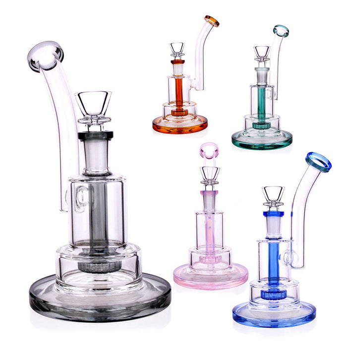 STACKED CHAMBER SHOWERHEAD PERC BONG