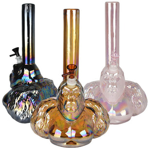 Iridescent Gorilla Soft Glass Water Pipe - 14