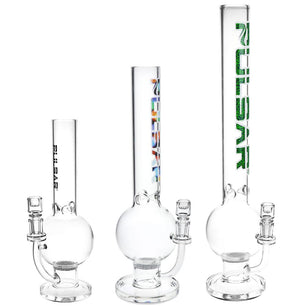 Pulsar Round Ball Glass Water Pipe - 12