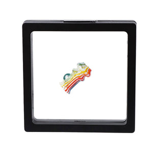 Pulsar Rainbow w/ Opal Glass Mouthpiece Attachment for Puffco Pivot w/ Display Stand - Colors Vary