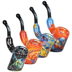 Grateful Dead x Pulsar Inside Print Bent Sherlock Pipe | 4
