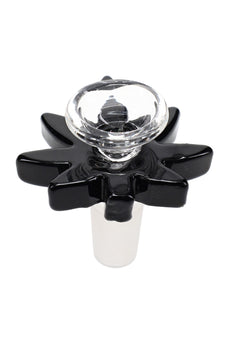 14 mm Male Leaf Bowl Slide – Blue or Black