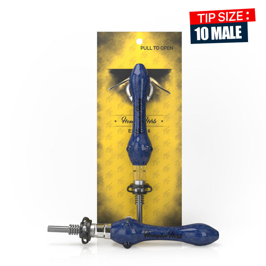 SPECKLED GLASS NECTAR COLLECTOR