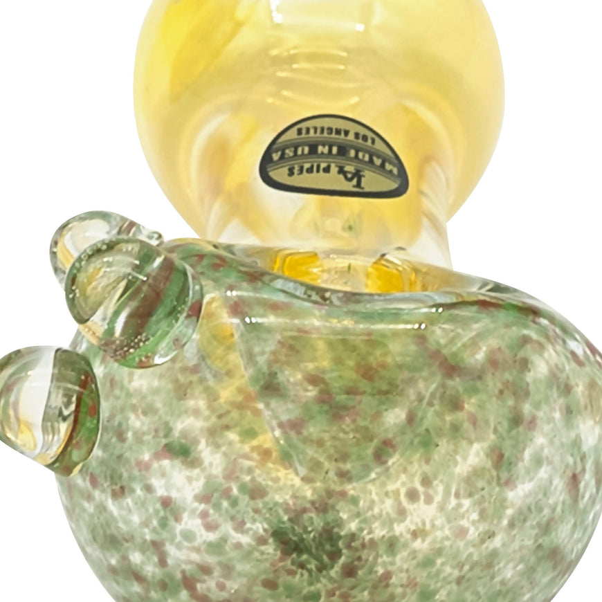LA Pipes "Thick Neck Freckles" Spoon Pipe