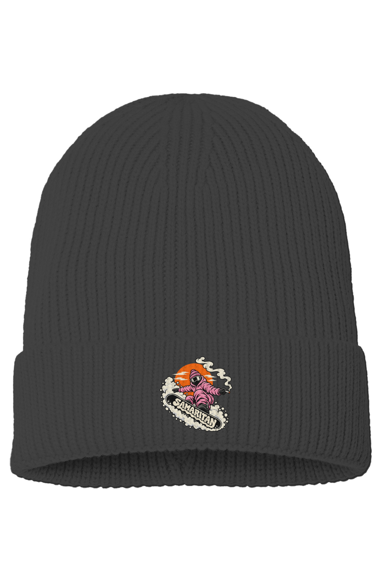 Sustainable Fine Rib Knit Beanie