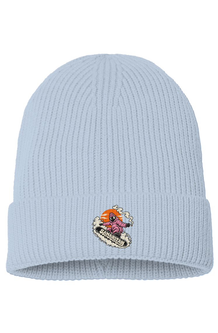 Sustainable Fine Rib Knit Beanie