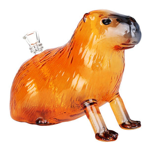 Capybara Glass Water Pipe - 7.5