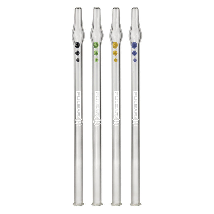 Pulsar Glass Vapor Straw - 10" / Colors Vary