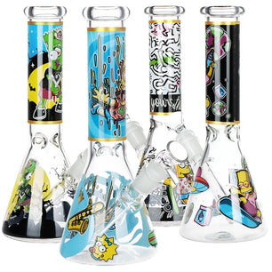 Don't Have A Cow Beaker Glass Water Pipe - 10