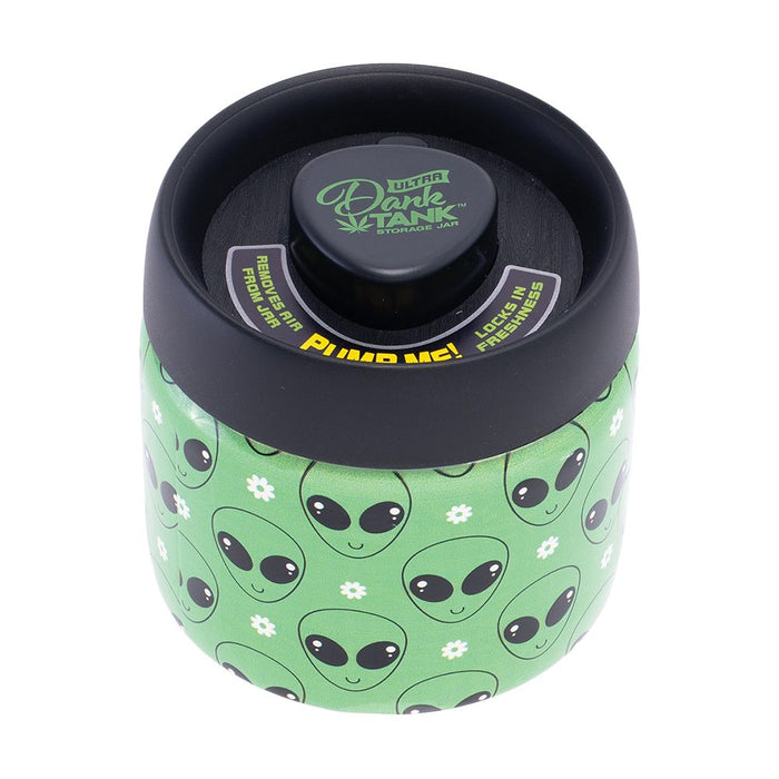 Fujima Dank Tank Vacuum Glass Jar - 4.2" / Green Alien