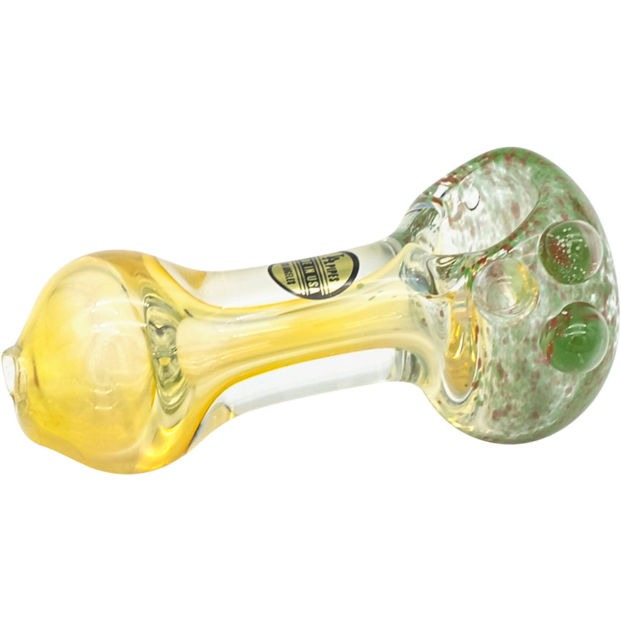LA Pipes "Thick Neck Freckles" Spoon Pipe