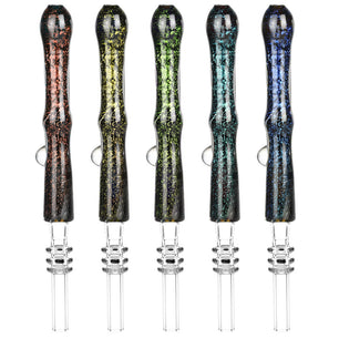 Pulsar Galaxy Glass Dab Straw - 6.5