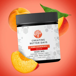 Peach CBD Gummies 1500 MG