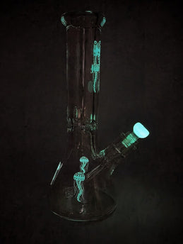 Jellyfish bong glow in the dark