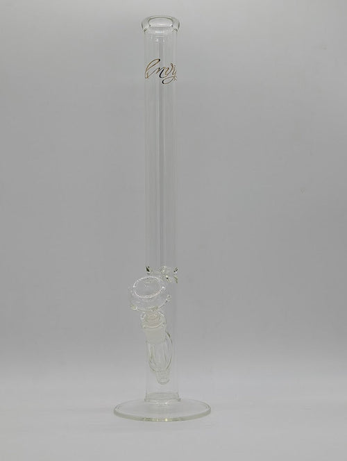 Envy bong flat bottom straight neck clear