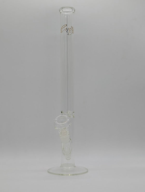 Envy bong flat bottom straight neck clear