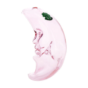 SeshGear Over the Moon Glass Hand Pipe - 3.75