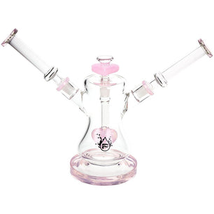 Pulsar Date Night: Part 2 Dual Neck Glass Water Pipe | 8.5