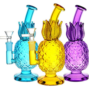 Pineapple Hospitality Glass Water Pipe - 7.75