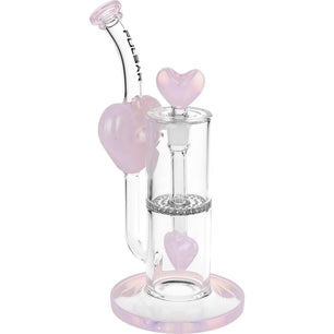 Pulsar Hearts on Hearts Recycler Water Pipe - 8.25