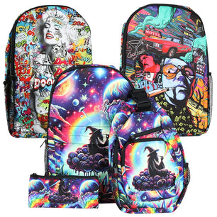 Colorful Designs Backpack & Zipper Pouch 3-Piece Set - 11