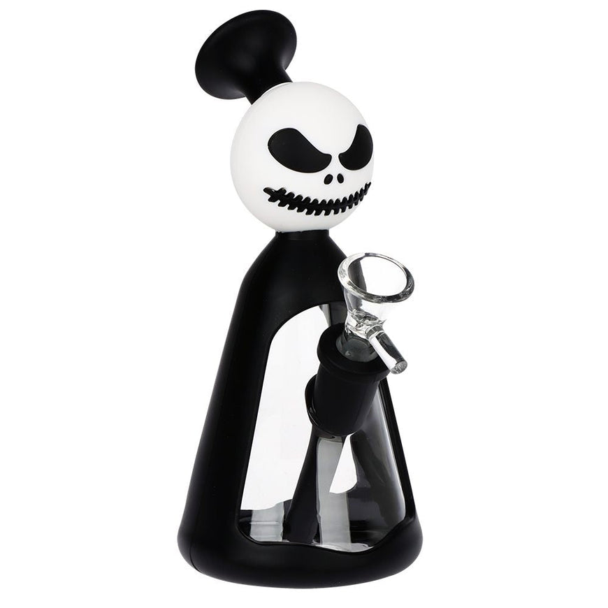 Nightmarish Silicone Glass Water Pipe - 7.25" | 14mm