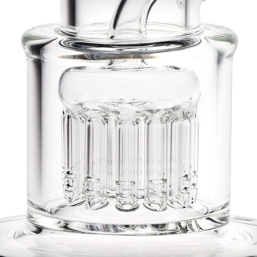 Pulsar 12 Arm Perc Chugger Glass Water Pipe - 10" / 14mm F