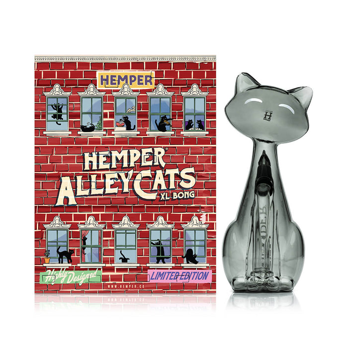 Hemper 8.25” Alley Cats XL Bong 🐈‍⬛